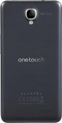 Смартфон Alcatel One Touch Idol 6030D (Gray) - вид сзади