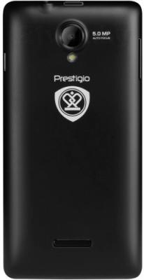 Смартфон Prestigio MultiPhone 5451 DUO (Black) - задняя панель