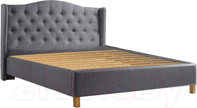 Двуспальная кровать Signal Aspen 160x200 (серый)