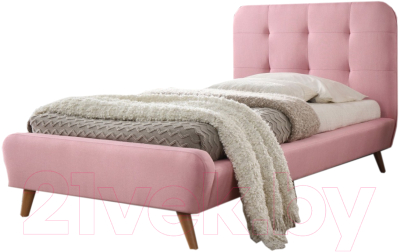 Односпальная кровать Signal Tiffany 90x200 (розовый)