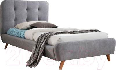 Односпальная кровать Signal Tiffany 90x200 (серый)
