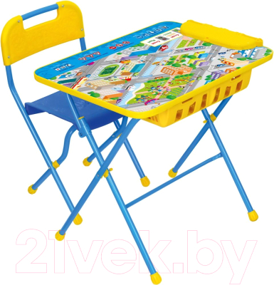 Комплект мебели с детским столом Ника КПУ2П/14 Правила дорожного движения