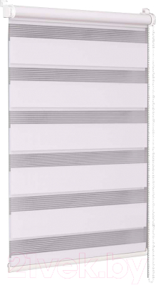 Рулонная штора Delfa Сантайм День-Ночь Стандарт МКД DN-41017 (48x160, белый)