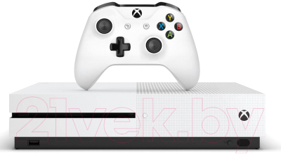 Игровая приставка Microsoft Xbox One S 1ТБ + PUBG код + Game Pass на 1 месяц / 234-00311 (с подпиской Xbox Live Gold на 1м)