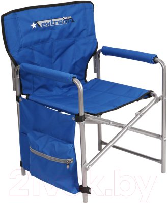 Кресло складное Ника С карманами 1 / КС1 (синий)