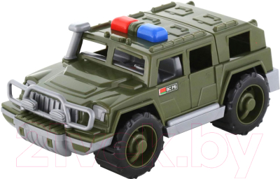 Автомобиль игрушечный Полесье Джип военный патрульный Защитник / 63670