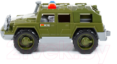 Автомобиль игрушечный Полесье Джип военный патрульный Защитник / 63670
