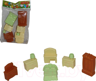 Изображение товара Аксессуар для куклы Полесье Набор мебели №1 / 49322