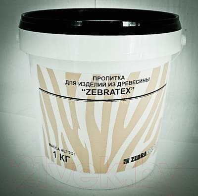 Пропитка для дерева Zebracolor Зебратэкс (10кг)