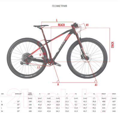 Велосипед Wilier 101X Sram Eagle GX 1x12 Fox 32 Crossmax Pro / E821EFCGXYELLRED (M, красный/желтый)