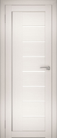 Дверь межкомнатная Юни Амати 07 60x200 (эшвайт/стекло белое) - 