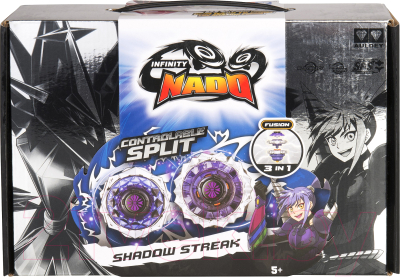 Игровой набор Infinity Nado Волчок Крэк Shadow Streak / 36067
