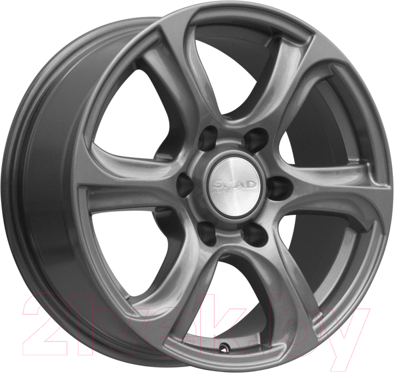 Литой диск SKAD Скала 17x7.5" 6x139.7мм DIA 67.1мм ET 30мм Графит