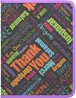 

Папка для тетрадей Erich Krause, Thank you / 45375