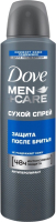 

Антиперспирант-спрей Dove, Men+Care защита после бритья