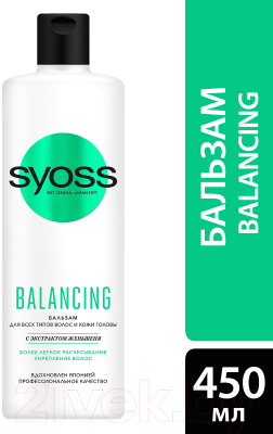 

Бальзам для волос Syoss, Balanсing для всех типов волос