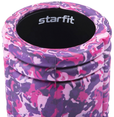 Валик для фитнеса Starfit FA-508 (розовый камуфляж/черный)