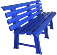 Скамья пластиковая БИМАпласт Сборно-разборная (синий)