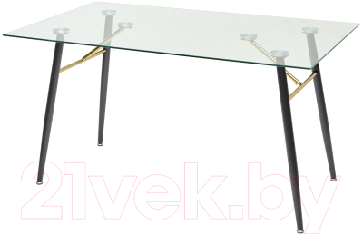 

Обеденный стол Дамавер, Gold 140 / XS1279GCLEAR