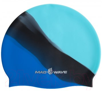 Шапочка для плавания Mad Wave Multi Adult BIG (синий)