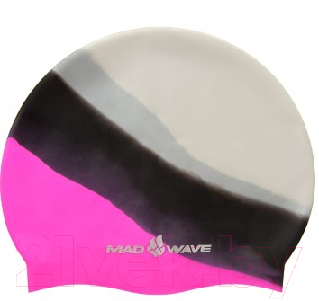 Шапочка для плавания Mad Wave Multi Adult BIG (розовый)