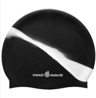 Шапочка для плавания Mad Wave Multi Adult BIG (черный) - 