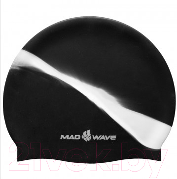 Шапочка для плавания Mad Wave Multi Adult BIG (черный)