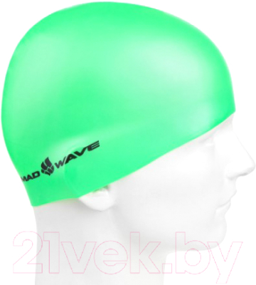 Шапочка для плавания Mad Wave Neon (зеленый)