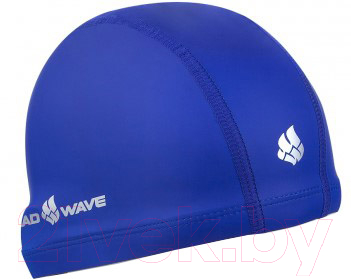 Шапочка для плавания Mad Wave PU Coated (синий)