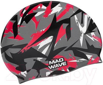 Шапочка для плавания Mad Wave Sanford (красный)