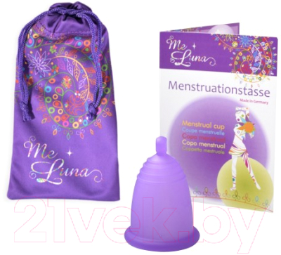 Менструальная чаша Me Luna Ball Purple / MMCBP (M)