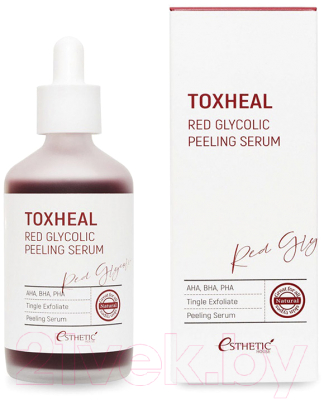 Сыворотка для лица Esthetic House Toxheal Red Glyucolic Peeling Serum гликолевая (100мл)