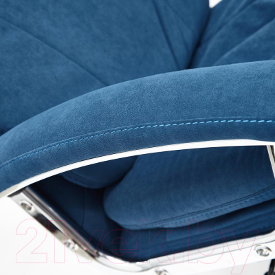 Кресло офисное Tetchair Softy Lux флок (синий)