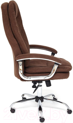 Кресло офисное Tetchair Softy Lux флок (коричневый)