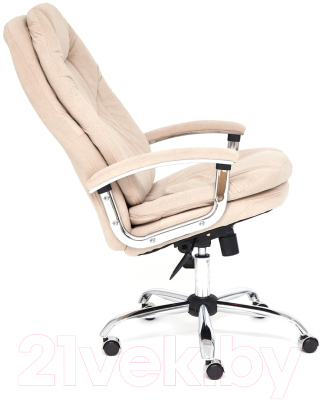 Кресло офисное Tetchair Softy Lux флок (бежевый)