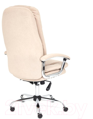 Кресло офисное Tetchair Softy Lux флок (бежевый)
