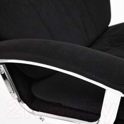 Кресло офисное Tetchair Softy Lux флок (черный)