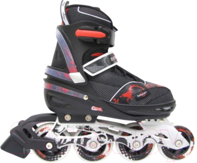

Роликовые коньки Senhai, Черный;красный, Racer PW-152Q