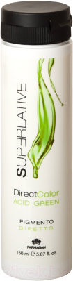 

Гель-краска для волос Farmagan, Зеленый, Superlative Direct Acid Green