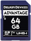 Карта памяти Delkin Advantage SDXC 64GB 633X UHS-I (Class 10) V30 (DDSDW63364GB) - 