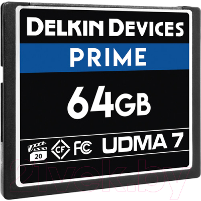 Карта памяти Delkin Devices Prime CF 64GB UDMA7 1050X (DDCFB105064G)