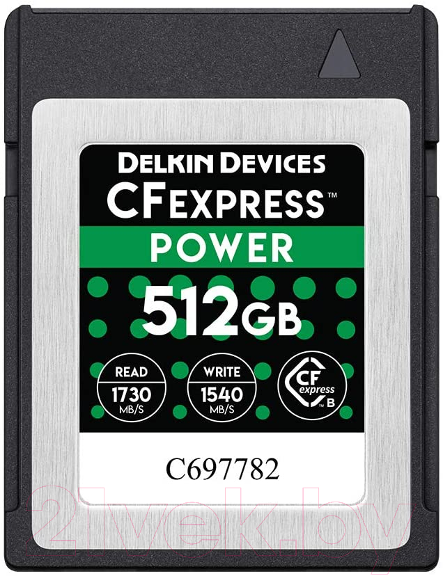 Карта памяти Delkin Devices Power CFexpress 512GB (DCFX1-512)