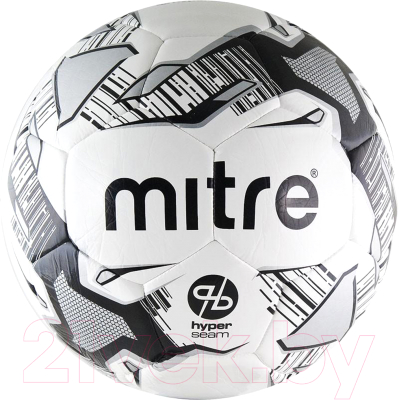 Футбольный мяч Mitre Calcio Hyperseam 3 / BB1102WBV (белый/черный)