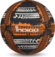 Футбольный мяч Indigo Street Game / IN157 (размер 5, белый/черный/оранжевый) - 