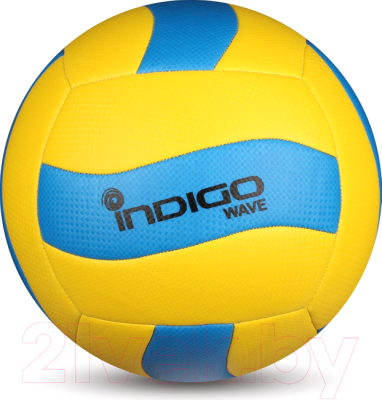 Мяч волейбольный Indigo Wave IN161 (желтый/синий)