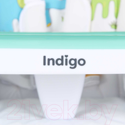 Стульчик для кормления INDIGO Bloom В003S (зеленый)