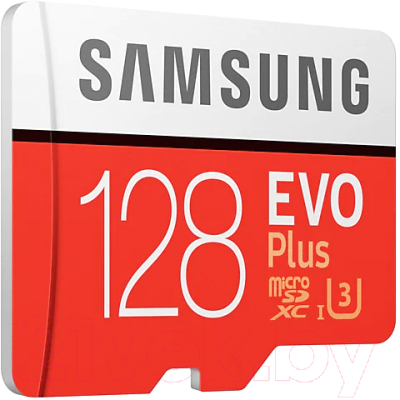 Карта памяти Samsung Evo Plus MicroSD 128GB (MB-MC128HA/RU)