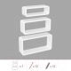 Миниатюра изображения товара Комплект полок Domax FOS 100 Set of Shelves / 67101 (белый)