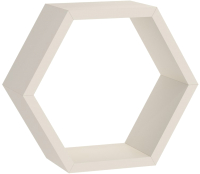 Полка-ячейка Domax FHS 300 Hexagonal Shelf BI / 67701 (300x260x115x18, белый) - 