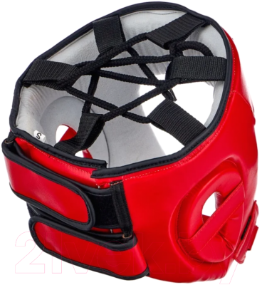 Боксерский шлем Indigo PS-827 (XL, красный)